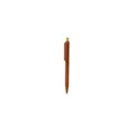 Variante orange - Stylo bille personnalisable en bambou avec logo - Stylo Tarflex
