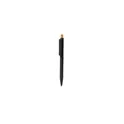 Variante noir - Stylo bille personnalisable en bambou avec logo - Stylo Tarflex