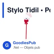 Stylo à bille personnalisable Tidil avec logo - Design original de Noël - Miniature 7