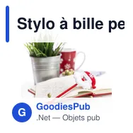 Stylo à bille personnalisable Tidil avec logo - Design original de Noël - Miniature 9