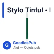 Stylo bille personnalisable en aluminium recyclé avec logo - Stylo Tinful - Miniature 4