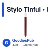 Stylo bille personnalisable en aluminium recyclé avec logo - Stylo Tinful - Miniature 7
