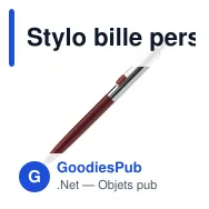 Stylo bille personnalisable en métal avec logo - Topper - Miniature 5