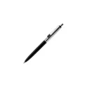 Variante Noir - Stylo bille personnalisable en métal avec logo - Topper