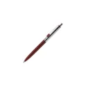Variante Rouge foncé - Stylo bille personnalisable en métal avec logo - Topper