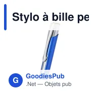Stylo à bille personnalisable Trocum avec logo en aluminium - Miniature 11