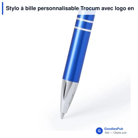 Stylo à bille personnalisable Trocum avec logo en aluminium - Image 12