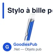 Stylo à bille personnalisable Trocum avec logo en aluminium - Miniature 7