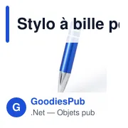 Stylo à bille personnalisable Trocum avec logo en aluminium - Miniature 8