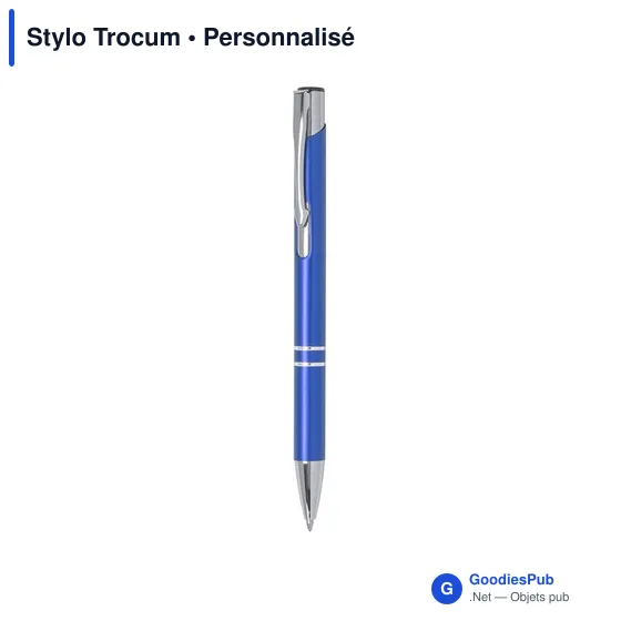 Stylo à bille personnalisable Trocum avec logo en aluminium - Image 9