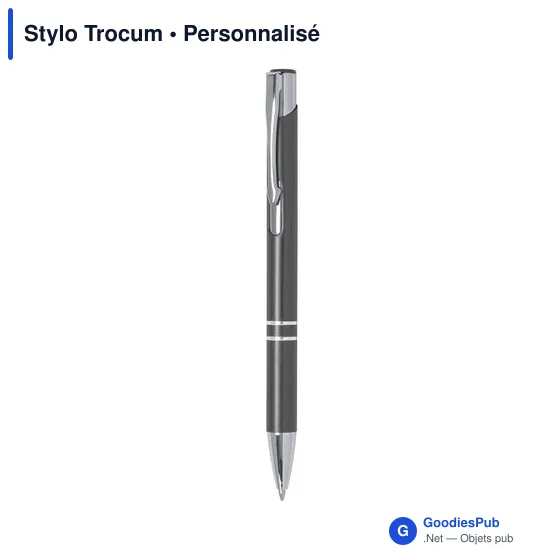 Stylo à bille personnalisable Trocum avec logo en aluminium - Image 10