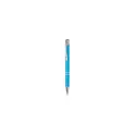Variante bleu clair - Stylo à bille personnalisable Trocum avec logo en aluminium
