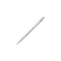 Variante Blanc / Blanc - Stylo bille personnalisable en PLA opaque bicolore avec logo - Stilolinea Vegetal Pen