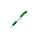Variante Blanc / vert - Stylo bille personnalisable en PLA opaque bicolore avec logo - Stilolinea Vegetal Pen