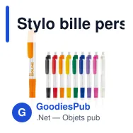 Stylo bille personnalisable en PLA givré avec logo - Stilolinea Vegetal Pen - Miniature 1