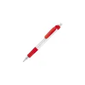 Variante Rouge givré - Stylo bille personnalisable en PLA givré avec logo - Stilolinea Vegetal Pen