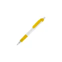 Variante Jaune givré - Stylo bille personnalisable en PLA givré avec logo - Stilolinea Vegetal Pen