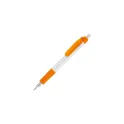 Variante Orange givré - Stylo bille personnalisable en PLA givré avec logo - Stilolinea Vegetal Pen