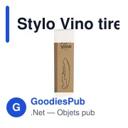 Stylo Vino personnalisable avec logo - Tire-bouchon élégant - Miniature 3