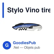 Stylo Vino personnalisable avec logo - Tire-bouchon élégant - Miniature 5