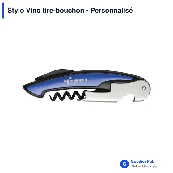 Stylo Vino personnalisable avec logo - Tire-bouchon élégant - Image 5
