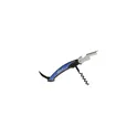 Variante bleu - Stylo Vino personnalisable avec logo - Tire-bouchon élégant