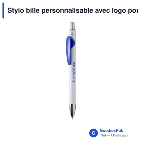 Stylo bille personnalisable avec logo pour entreprises