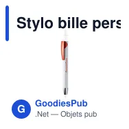 Stylo bille personnalisable avec logo pour entreprises - Miniature 9