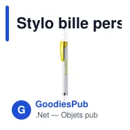 Stylo bille personnalisable avec logo pour entreprises - Miniature 10