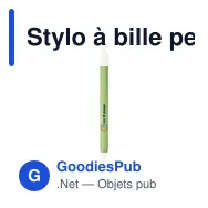 Stylo à bille personnalisable en paille de blé avec logo - Miniature 4