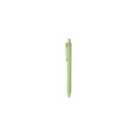 Variante vert - Stylo à bille personnalisable en paille de blé avec logo