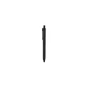 Variante noir - Stylo à bille personnalisable en paille de blé avec logo