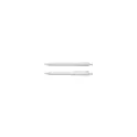 Variante blanc - Stylo à bille personnalisable en paille de blé avec logo