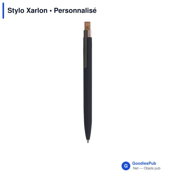 Stylo à bille personnalisable en aluminium recyclé avec logo - Stylo Xarlon - Image 1