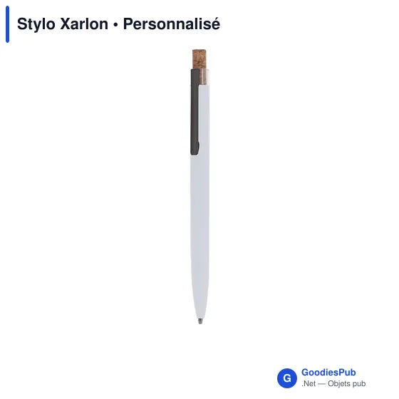 Stylo à bille personnalisable en aluminium recyclé avec logo - Stylo Xarlon - Image 9