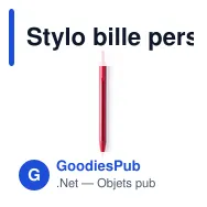 Stylo bille personnalisable avec logo pour entreprises - Miniature 4