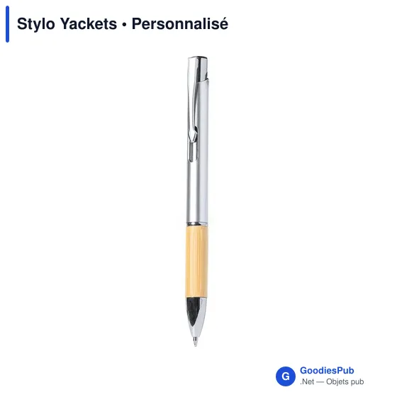 Stylo bille personnalisable avec logo pour entreprises - Nature Line - Image 2