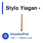 Stylo Yiagan - Miniature 1