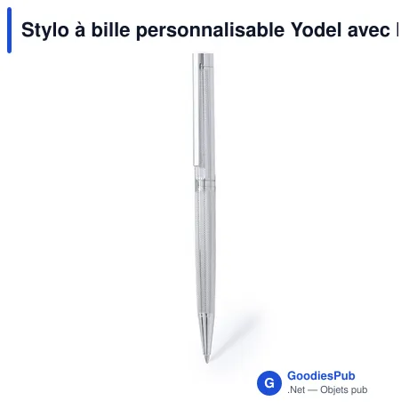 Stylo à bille personnalisable Yodel avec logo