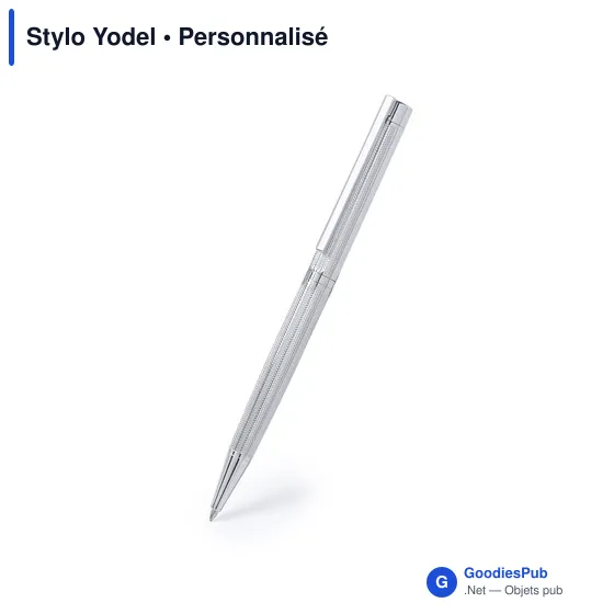 Stylo à bille personnalisable Yodel avec logo - Image 2