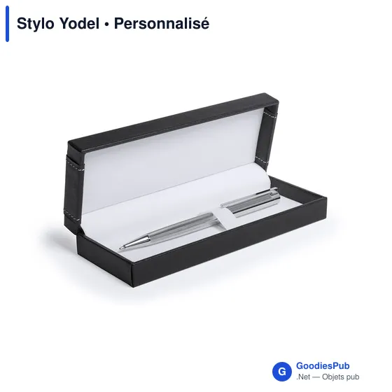 Stylo à bille personnalisable Yodel avec logo - Image 3