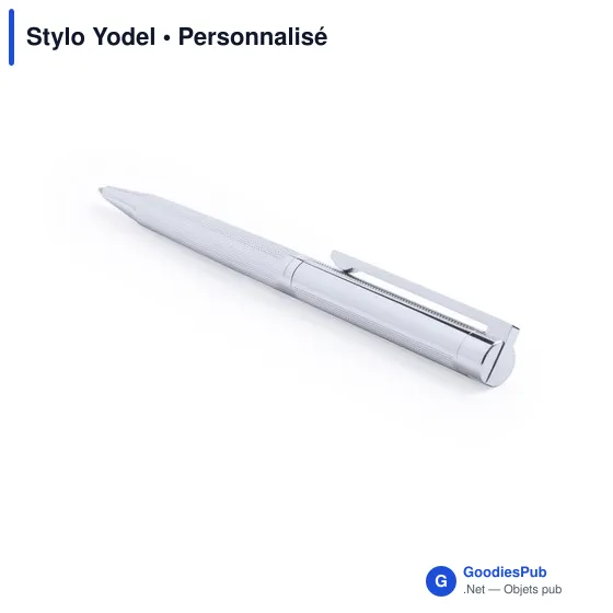 Stylo à bille personnalisable Yodel avec logo - Image 4