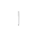 Variante blanc - Stylo bille personnalisable Zardox avec logo en aluminium