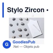 Stylo bille personnalisable avec logo - Modèle Zircon - Miniature 4