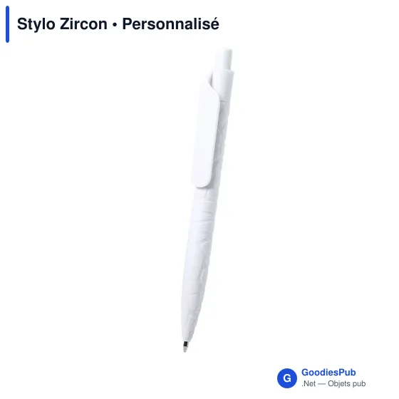 Stylo bille personnalisable avec logo - Modèle Zircon - Image 5