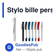 Stylo bille personnalisable opaque en ABS et métal avec logo - Zorro Opaque - Miniature 1