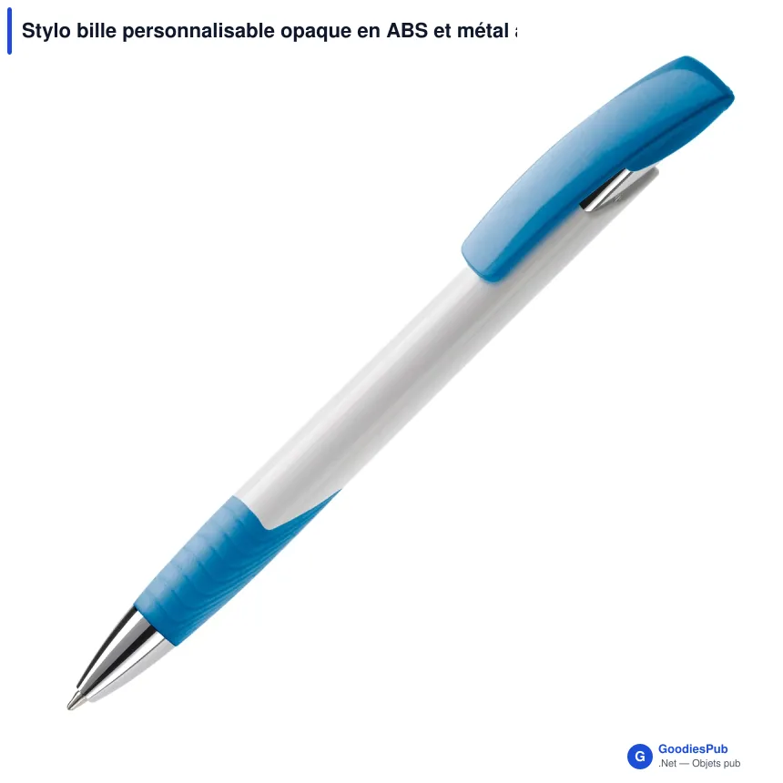 Stylo bille personnalisable opaque en ABS et métal avec logo - Zorro Opaque - Image 5