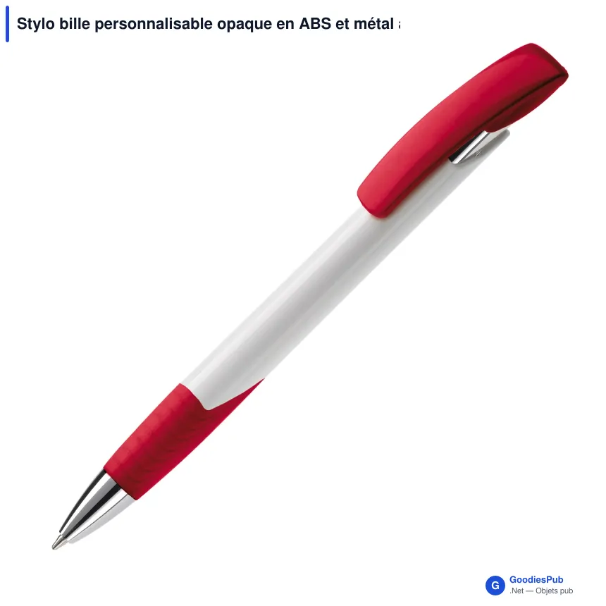 Stylo bille personnalisable opaque en ABS et métal avec logo - Zorro Opaque - Image 6