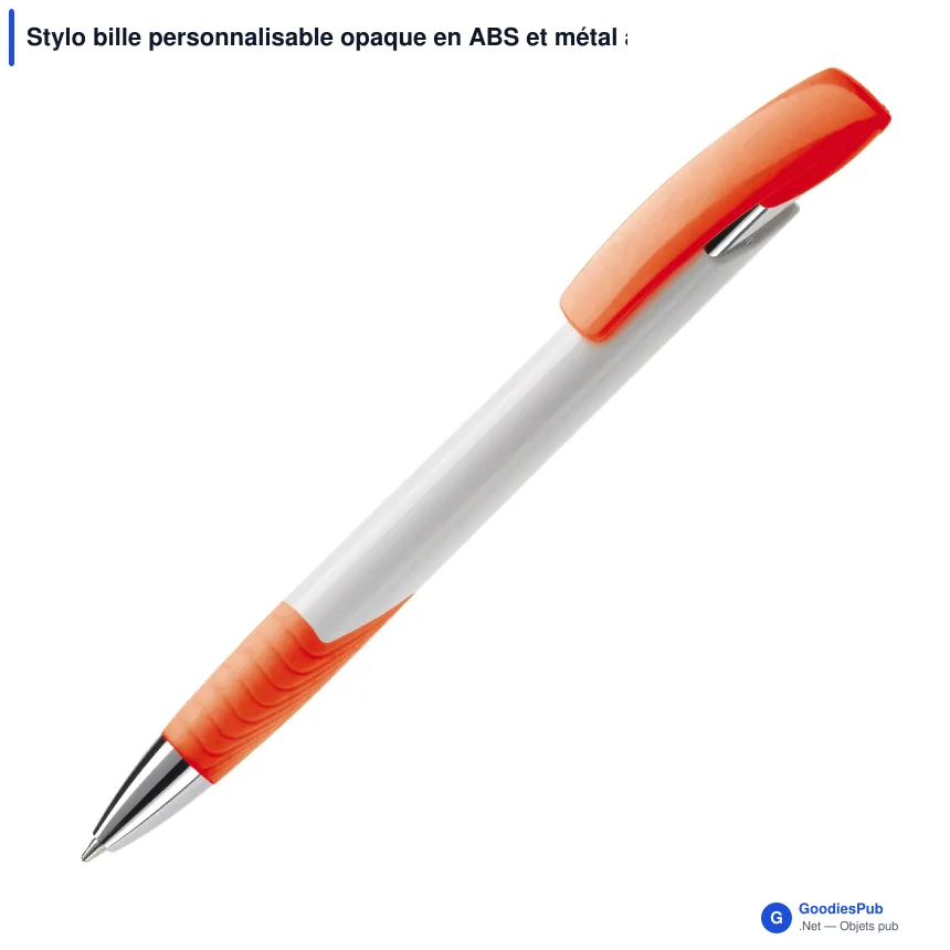 Stylo bille personnalisable opaque en ABS et métal avec logo - Zorro Opaque - Image 8