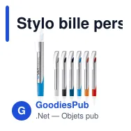 Stylo bille personnalisable argenté en ABS et métal avec logo - Zorro Silver - Miniature 1